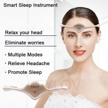 Queen Crown Strumento per il sonno intelligente Aiuto per dormire Massaggiatore elettrico per la testa Sollievo dall'emicrania Terapia rilassante a impulsi Strumento per il sonno profondo