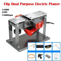 Flip Dual Zweck Elektrische Hobel Zimmerei Werkzeuge 1100W 220V Holz Hand-gehalten Kupfer Draht Holz Hobel Schneiden maschine