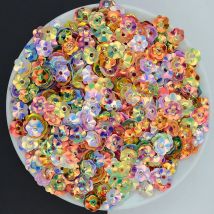 100g/lot4/6/8/10mm Plum Blossom Cup Loose Sequin Paillette Sewing,Wedding Craft,Kids DIY Garment Accessorie