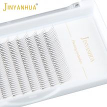 JINYANHUA 2d 3d miękkie naturalne rzęsy z norek 3/12 rzędów ręcznie robione wstępnie wykonane