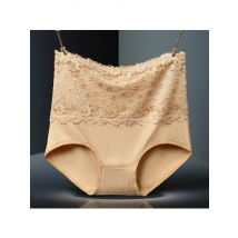 High Waist Sexy Lace Women Underwear Thin Seamless Traceless Briefs Shapewear Abdomen Hip Slimming Calcinha Lingerie Panties