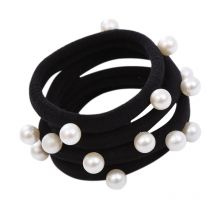 20PCS Pearl Seamless Elastic Hair Bnads Hair Scrunchy For Women High Elastic Rubber Band Ponytail Holder Girl Hair Accessories