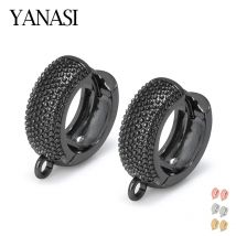 15 mm Ohrringherstellungszubehör, 22 Karat vergoldet, Creolen, Haken, Verschlüsse, Zubehör für Damen, handgefertigter DIY-Schmuck im Großhandel