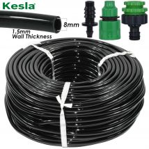 KESLA 5-25M 3/8'' 8/11mm Garten Wasser PVC Schlauch Bewässerung Schlauch Garten Bewässerung Rohr w/ 1/2 & 3/4 ''& 1" schnell Stecker & Ende Stecker