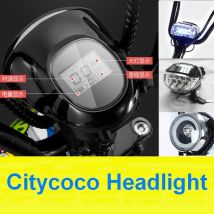 CItycoco Headlight Bluetooth Liquid Crystal Instrument Led Light 60V LCD Speed Battery Horn For Chinese Halei Citycoco Parts
