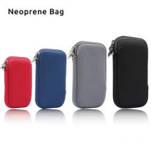 Universal Neoprene Zipper Mobile Phone Bag For iPhone 16 15 14 13 Pro Max Samsung Xiaomi Redmi Shockproof Cellphone Storage Case