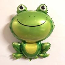 Große Frosch-Folienballons, Tierballon, Geburtstagsparty-Dekoration, aufblasbares Spielzeug für Kinder, 91 cm