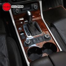 1 Set Edelstahl Auto Zentrale Bedienfeld Getriebe Shift Seite Aufkleber Trim Dekoration Streifen