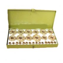 27PCS Messing Spannzangen Set Armband Ring Kreis Kits Edelstein Facettierung Maschine Zubehör Schmuck Werkzeuge