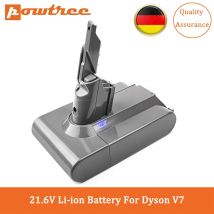Powtree 21,6 V 4600mAh para Dyson V7 batería V7 FLUFFY V7 Extra V7 Motorhead Animal Trigger batería de repuesto para aspiradora