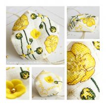 DIY Cross Stitch Kits Pin Neddle Cushion Needlework DIY Kit Embroidery Set Counted Cross-Stitching Pincushion Pin Bag Suit ZC047
