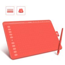 HUION HS611 tavoletta grafica penna tavolette da disegno digitali 3 tasti multimediali a colori barra multimediale stilo senza batteria con funzione di inclinazione
