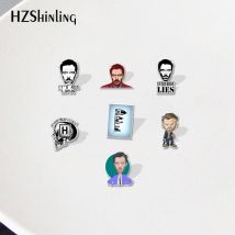 2021 Dr.MD House Cartoon Acrilico Spille da bavero Distintivo Resina epossidica Artigianato Spille fatte a mano Accessori per gioielli