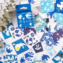 46 teile/schachtel Nette Vogel und meer serie Dekorative Schreibwaren Planer Aufkleber Scrapbooking DIY Tagebuch Album Stick Label