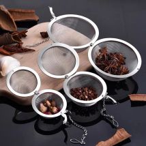 Creative Stainless Steel Tea Infuser Ball Sphere Teaware Cha Strainers Spice Diffuser Coffee Filter Sieve Kitchen Utensils
