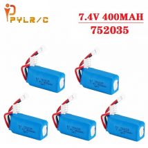 Original 7,4 v Batterie Für DM007 RC Flugzeug Quadcopter Drone Hubschrauber Spielzeug Ersatzteile 2s 7,4 V 400MAH lipo Batterie XH2.54 Stecker