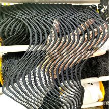 10-22cm Breit Übertrieben Große Welle-förmigen Band Spitze Für Kleidung Zu Hause Zubehör Bestickte Spitze, verkaufen durch Yard