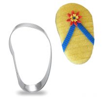 Flip Flop Beach Shoes Metal Cookie Cutter Fondant Cake Decorating Pastry Tool Patisserie Biscuit Artesanato