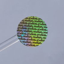 1000pcs 25x25mm Holographic Label Stickers Tamper Evident  Open Warranty  Security Counterfeit Original Seal Tape  Can Custom