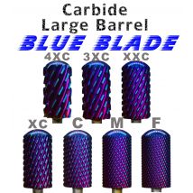 Rechte Hand, 6,6 große, runde Oberseite, blaue Klinge, Hartmetall, stärkster Schaft, Nagelbohrer und bester Entferner für Pulver
