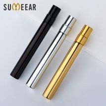 100 Teile/los 10 ML Mini Parfüm Flasche Goldene Silber Schwarz Flasche Zerstäuber Spray Flaschen