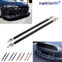 Auto-Splitter Stangen Racing Einstellbare Vorne Stoßstange Hinten Lip Unterstützung Strut Brace Tie Pull Bar Kit 75/100/150/200mm Universal 1 Paar