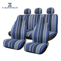 X Autohaux 7 pz/set coprisedili universali per auto coperta Baja multicolore secchio etnico per la maggior parte delle decorazioni di protezione del seggiolino auto