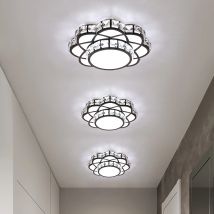 Crystal ceiling lamp for room LED lights Luxury lustre corridor Flowers lamps living room ceiling lights Home decor Lighting