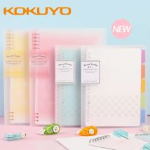 1 Stück Japanisches Kokuyo Notizbuch in Hellen Farben mit Loseblattsystem A5/B5/A4 Abnehmbare Notizbuchhülle Schreibwaren Spiralbindung Einfache Klassifizierung