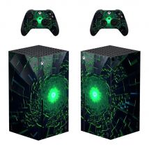 Custom Design Skin Sticker Aufkleber Cover für Xbox Series X Konsole und 2 Controller Xbox Series X Skin Sticker Vinyl