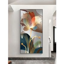 Nordic Luxury Gold Lines Posters and Prints Wall Picture Modern Abstract Flower Picture Canvas Painting for Gallery Home Decor