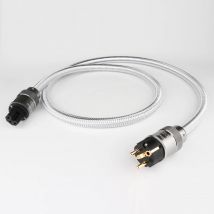 HiFi Power Cable OFC AC Mains Audiophile Power Cord Hi End Power Wire Gold Plated EU/US Schuko Plug CRYO -156 Degrees