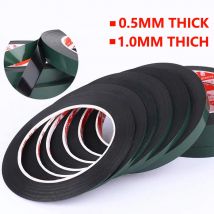 1 Rolle 2 mm/3 mm/5 mm/10 mm Handy-Bildschirmband zur Reparatur doppelseitig klebender Schaumstoff-Baumwoll-Grünfilm 0,5 mm 1 mm dick 10 m