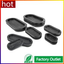 1/10pcs Ovale Occhiello di Gomma Foro di Chiusura Cablaggio Guarnizione del Cavo di Guarnizione di Guarnizione In Gomma Assortimento Set Per Protegge Il Cavo di Filo Strumento Hardware