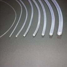 1 ~ 100 MeterX Supper Bright Solid Core Side Glow Kabel światłowodowy o średnicy 1,5 ~ 14 mm Przezroczysty kabel światłowodowy