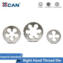 XCAN 1pc G1/4-19 G1/8-28 1/4 NC20 3/8 NC16 7/8 14UNF 1/2-28 UNEF Filettatura Destrorsa Die Macchina Vite Die