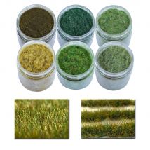Modell Statische Gras Flock Pulver Laub Für Eisenbahn Künstliche Mini Gelände Rasen Wargame Landschaft Landschaft Diorama Zubehör