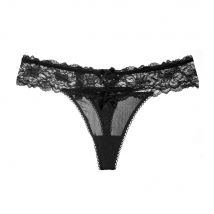 Meet'r Women Sexy Lace Panties Low-waist Underwear Thong Female G String Breathable Lingerie Temptation Embroidery Intimates