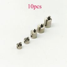 10PCS 3mm 4mm 4,76mm 5mm 6,35mm Welle Propeller Krücke Marine Paddel Gabel metall Stick Hund für DIY Spielzeug Modell Elektrische Boot Teile