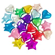 50pcs 10inch heart love aluminum foil balloon baby shower child birthday party wedding  decor supplies air balloons Globos