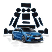 LFOTPP Türschlitzmatte für Kia Ceed 2018-2025 / Kia XCeed 2020-2025 Auto-Anti-Rutsch-Gummi-Türschlitzmatte Kia Ceed 2025 Zubehör