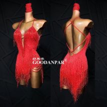 Latin dance kleid dame für frauen latin dance kostüm sexy Single shoulderlatin tragen für wettbewerb