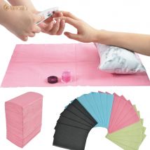 20 pezzi tappetino da scrivania per la pulizia delle unghie tamponi puliti usa e getta tovaglie impermeabili non tessute strumento per manicure per la cura delle unghie