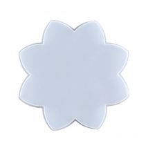 Kristall Epoxy Harz Form Lotus Coaster Tee-tablett Tasse Matte Silikon Form DIY Handwerk Ornamente Dekorationen, Der Werkzeug
