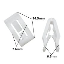 Auto Konsole DVDCD Trim Klemm Weiß Instrument Panel U-Typ Clips Retainer