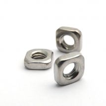 50pcs/lot DIN 562 Square Thin Nut M3 M4 M5 M6 M8 A2 Stainless Steel Square Thin Nuts