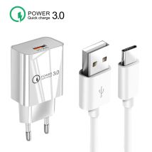 Für Samsung Galaxy A52 S20 FE Note 20Ultra Plus A51 A71 A21S QC 3,0 Handy Ladegerät USB Schnelle Wand Adapter USB Typ-c Kabel