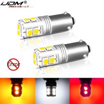 Światła samochodowe iJDM Canbus BA9S BAX9S BAY9S LED do samochodowych świateł cofania lub świateł postojowych, H21W H6W T4W Oświetlenie tablicy rejestracyjnej 12V-24V