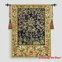 William Morris Baum des Lebens Wandteppich Hängen Jacquard Weben Gobelin Hause Textil Kunst Dekoration Baumwolle 100% Große Größen