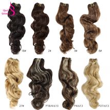 Echt Schönheit Platin Blond Brasilianische Körper Welle Haarwebart Bundles 12 "-28" Hohe Verhältnis Remy Haar Extensions braun #2 #4 # P6/613